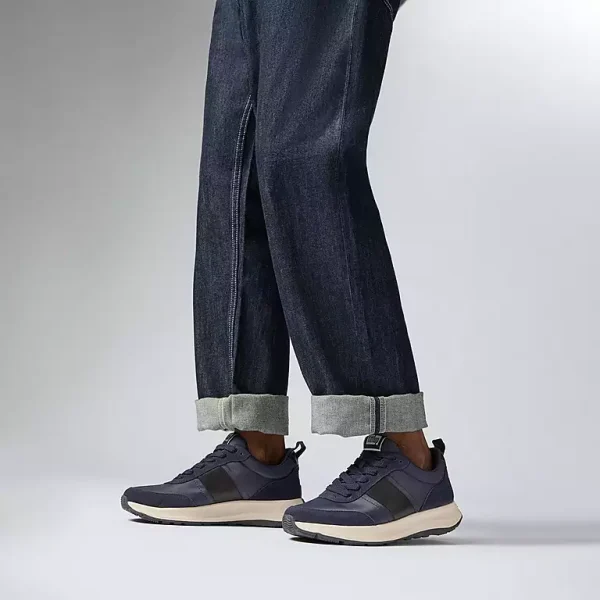 F-MODE Flow Mens Fabric/Suede/Leather Sneakers - immagine 2