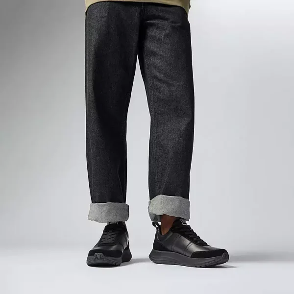 F-MODE Flow Mens Leather/Suede Sneakers - immagine 2