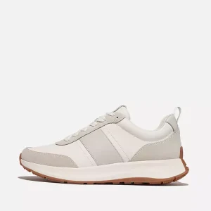 F-MODE Flow Mens Leather/Suede Sneakers
