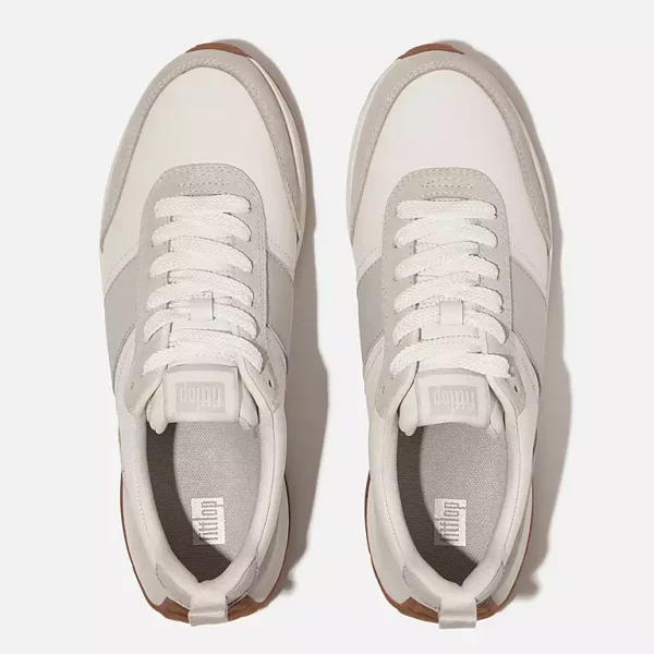 F-MODE Flow Mens Leather/Suede Sneakers - immagine 4
