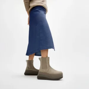 Stivaletti Chelsea in pelle scamosciata F-MODE  Stack